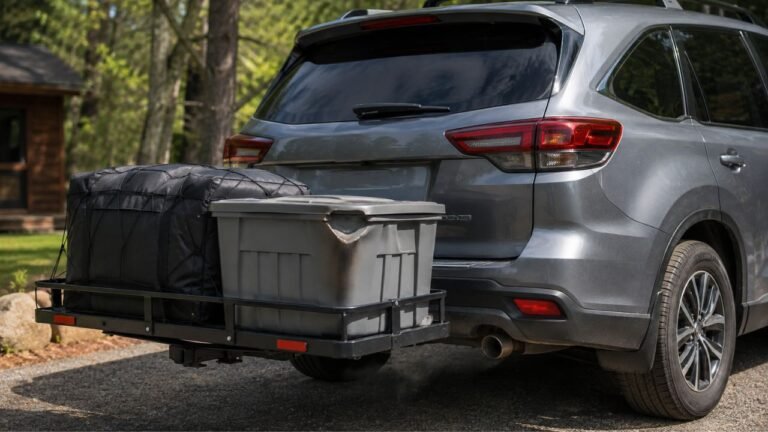 Can Vehicle Exhaust Melt Cargo on a Hitch Carrier