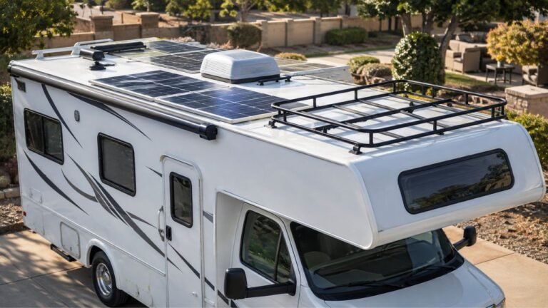 Can You Install an RV Roof Rack Near Solar Panels