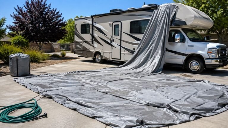 How Do You Clean and Dry an RV Cover Before Storage